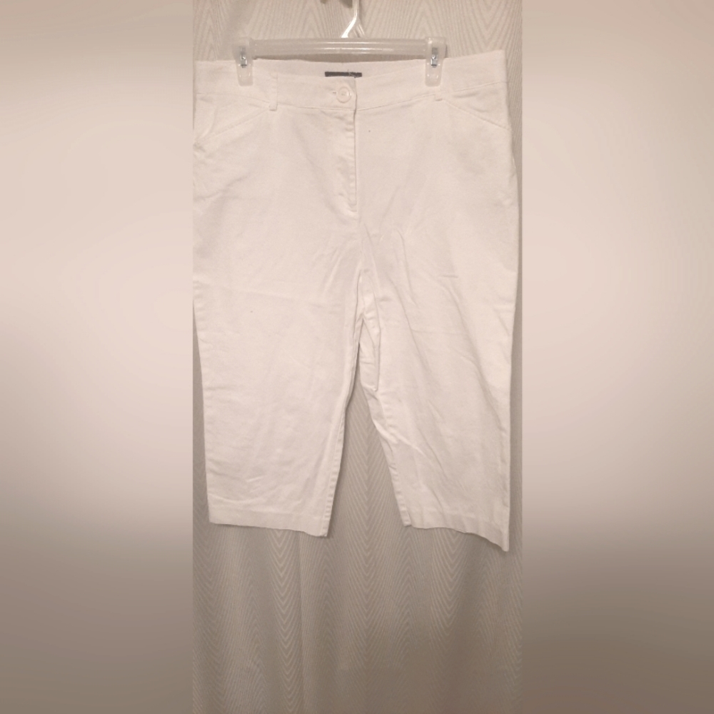 Counterparts women's Capri sz 16 white